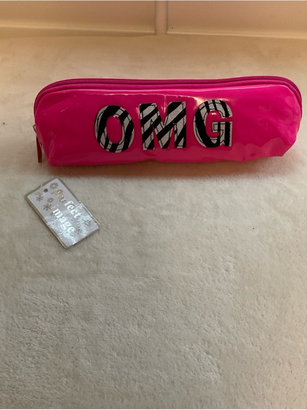 OMG Hot Pink Pencil Case Kids Bag